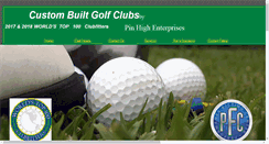 Desktop Screenshot of customclubsbypinhigh.com